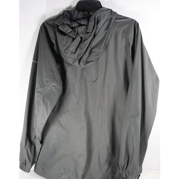 Columbia Titanium Black Waterproof Hooded Jacket Size Large - Picture 7 of 7